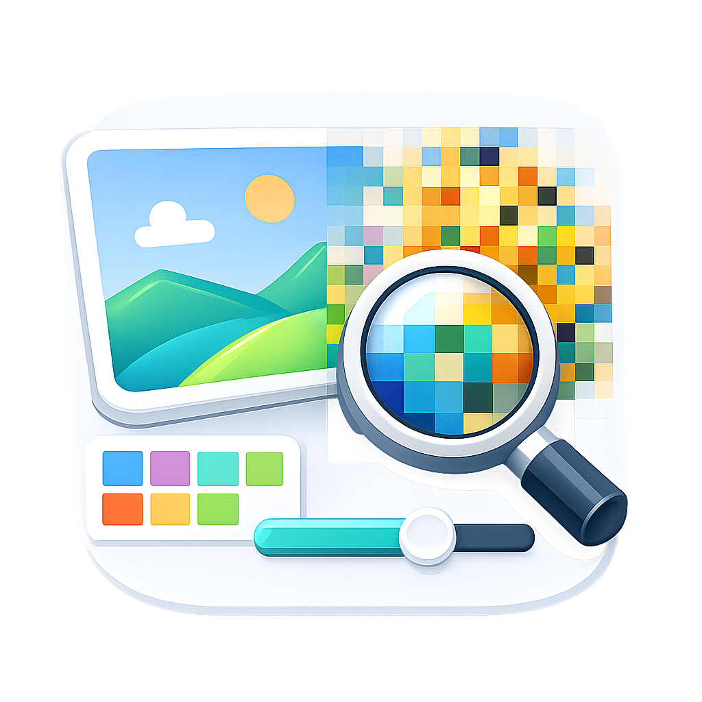 Pixelat billede online